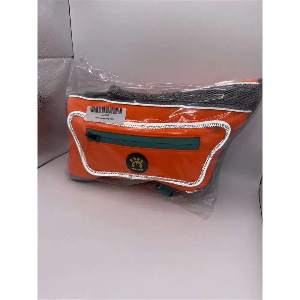 Size M - Sheripet Life Jacket For Dogs - Orange Medium
